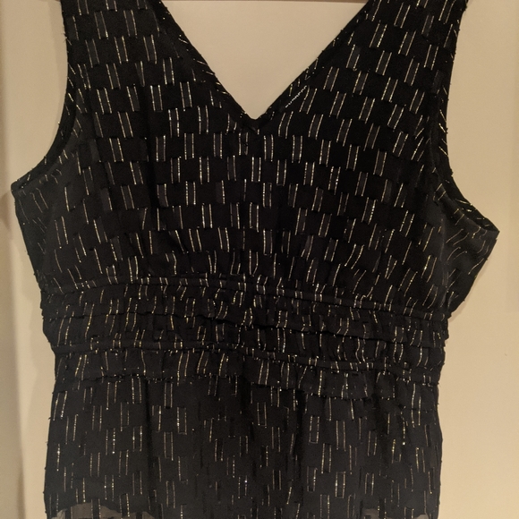 Express Black and Gold Blouse size XL - Picture 3 of 5